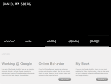 Tablet Screenshot of danielwaisberg.com